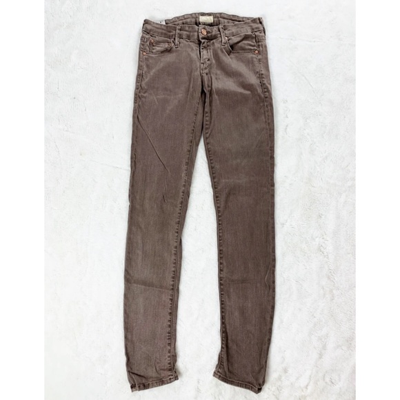 Mother The Looker Pop Skinny Jeans Dye Clay Wash - Picture 3 of 7